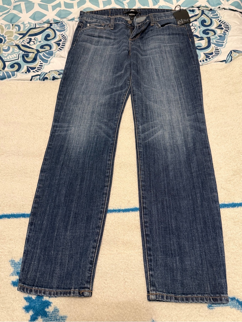 else Mid Wash Straight-Leg Women’s Jeans